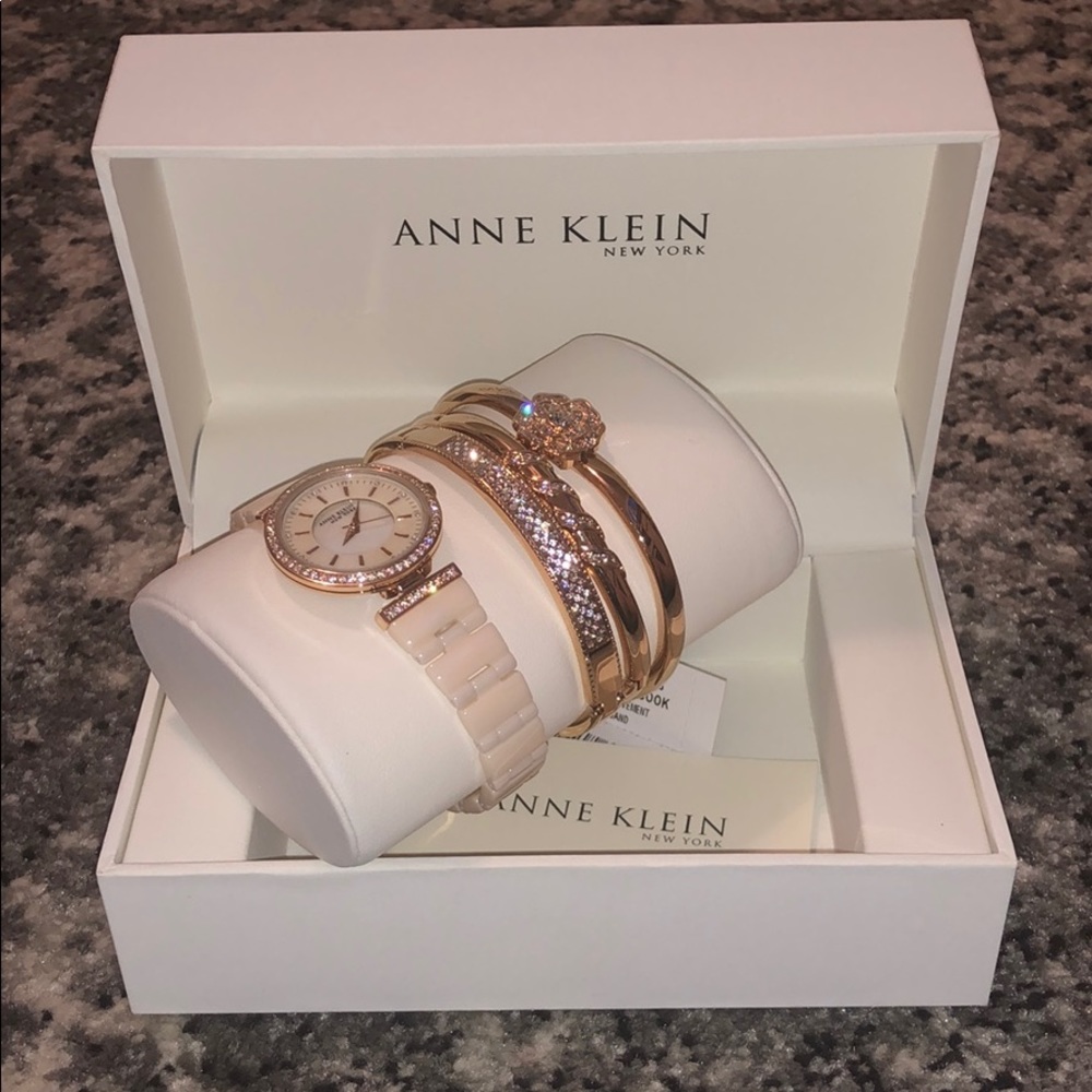 Anne Klein bracelets and watch